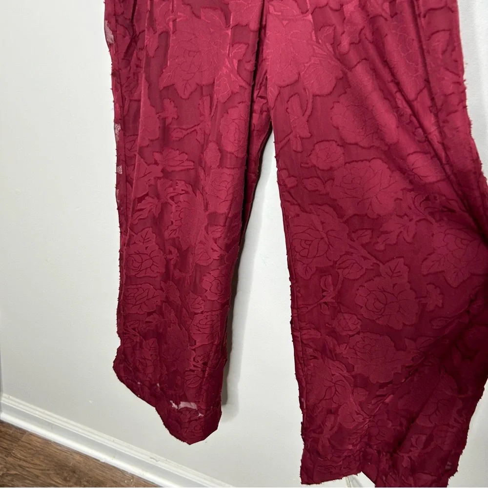 Lulu's Rich Red Halter Jumpsuit - Picture 7 of 10